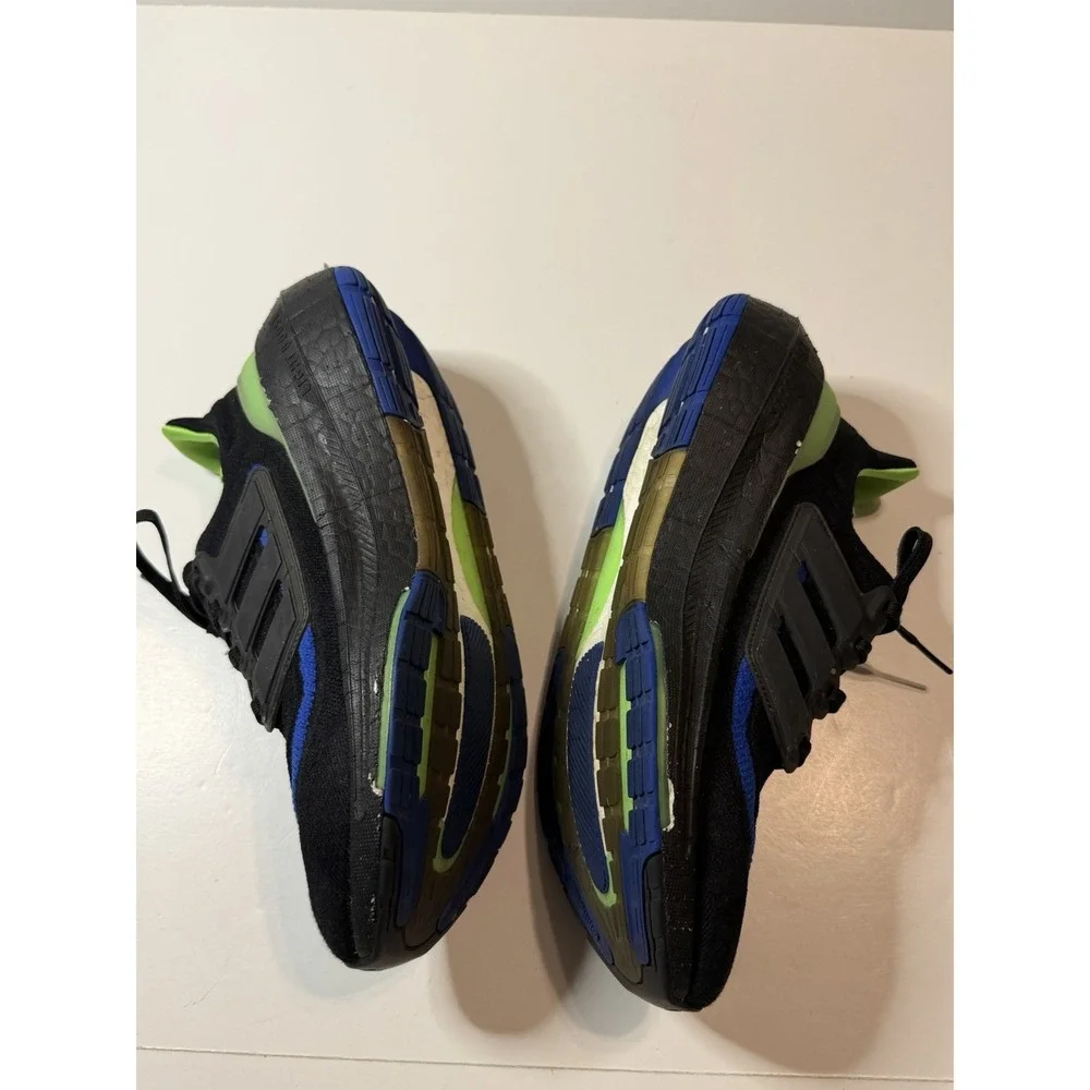 Adidas Ultraboost Light Size 9.5 Black Multi Color Run Walk Sneaker
